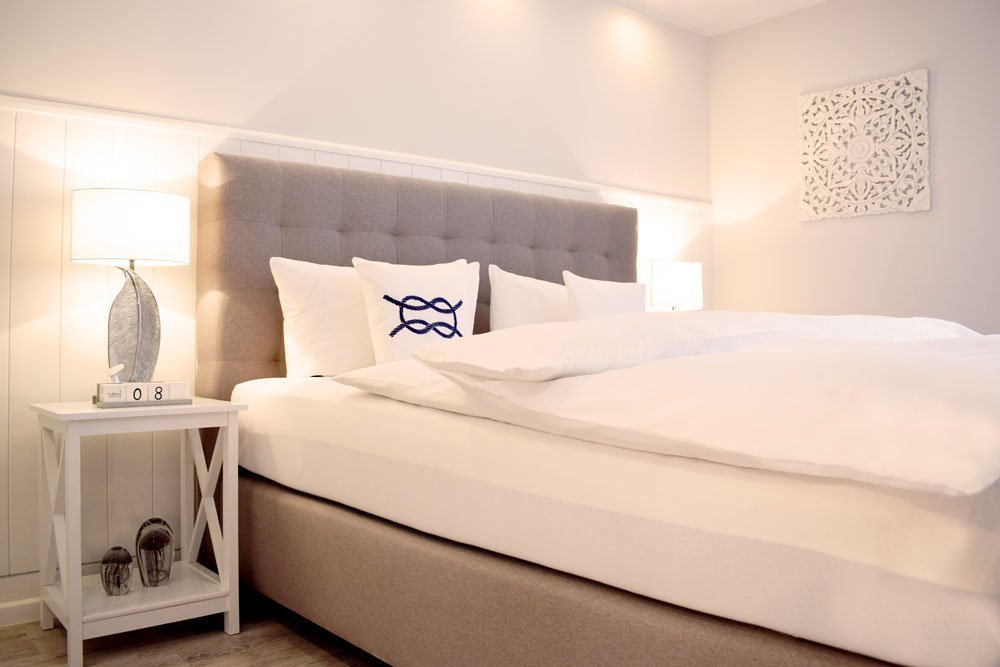 Schlafzimmer Detail - Nordlicht Suite