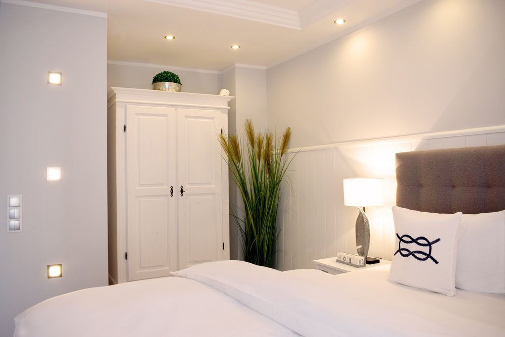 Schlafbereich Ansicht - Nordlicht Suite