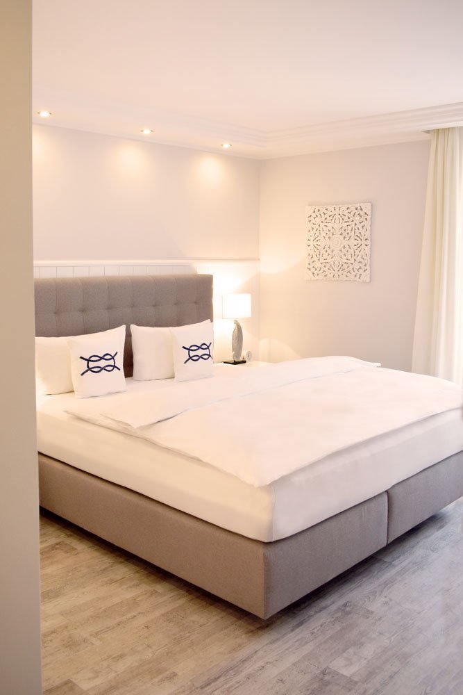 Schlafzimmer Panorama - Nordlicht Suite