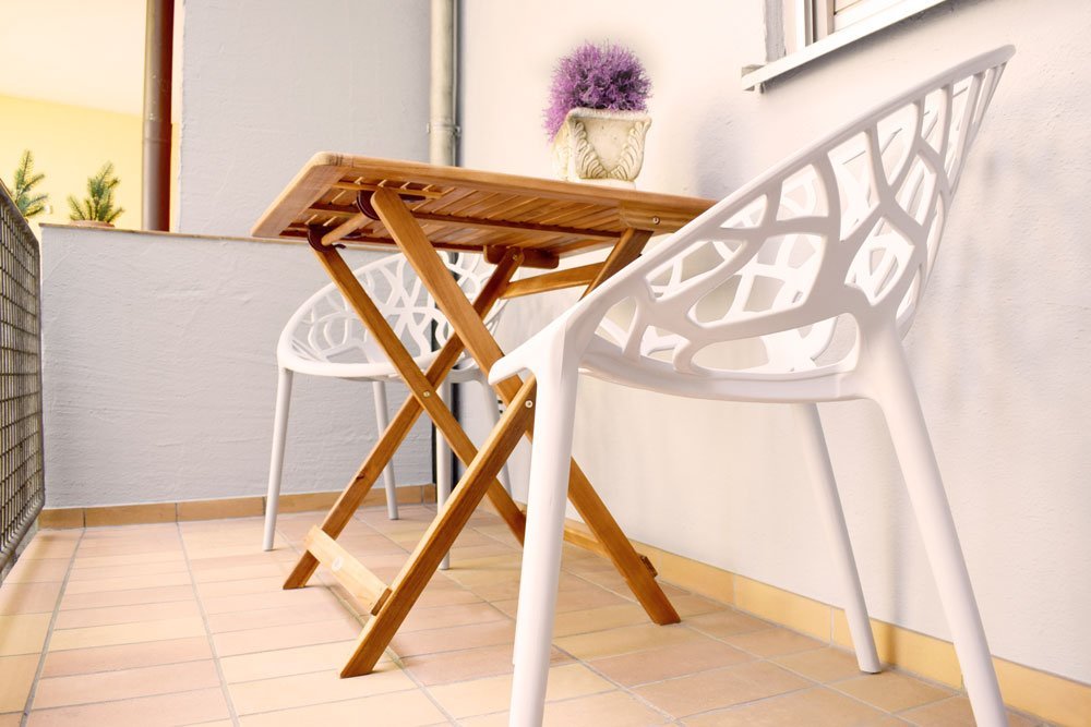 Balkon in den grünen Innenhof - Bayerwald Suite