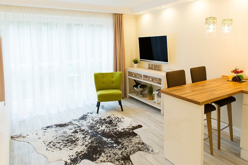 TV-Bereich Detail - Landhaus Suite